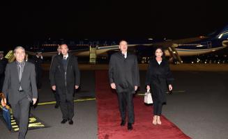 Ilham Aliyev arrived in France on a working visit