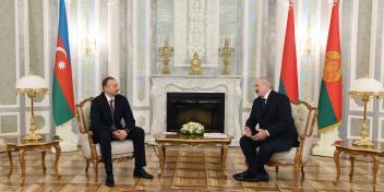 Ilham Aliyev and President of Belarus Alexander Lukashenko held a one-on-one meeting