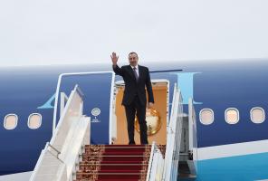 Ilham Aliyev ended his official visit to Belarus