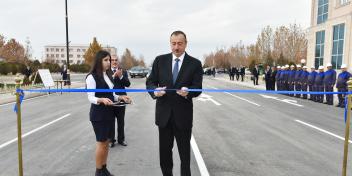 Ilham Aliyev attended the opening of the Shakarabad-Babek settlement-Nehram-Arazkend ring road after reconstruction