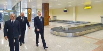 Ilham Aliyev reviewed “Eastern Terminal” of Nakhchivan International Airport after reconstruction