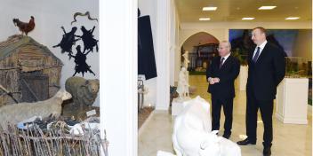 Ilham Aliyev attended the opening of “Veterinary town”