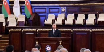 Speech by Ilham Aliyev at the general meeting marking the 70th anniversary of ANAS