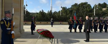 Ilham Aliyev paid tribute to 20 January martyrs