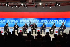 Ilham Aliyev attended “The New Energy Equation” session of World Economic Forum