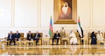 Ilham Aliyev and Crown Prince of Abu Dhabi held an expanded meeting