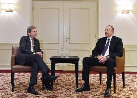 Ilham Aliyev met with EU Commissioner Johannes Hahn