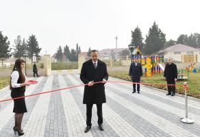 Ilham Aliyev attended the opening of Tovuz city orphanage-kindergarten No. 7