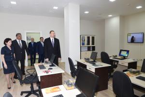 Ilham Aliyev attended the opening of Youth House in Qovlar, Tovuz