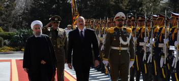 Official welcoming ceremony for President Ilham Aliyev was held in Iran