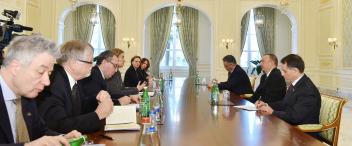 Ilham Aliyev and EU High Representative held an expanded meeting