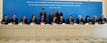 Joint Declaration of the second Ministerial Meeting of Southern Gas Corridor Advisory Council signed