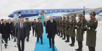 Ilham Aliyev arrived in Turkey on a working visit