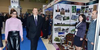 Ilham Aliyev visited 15th Azerbaijan International Travel and Tourism Fair AITF 2016