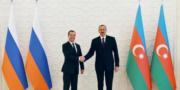 Ilham Aliyev and Chairman of the Russian government Dmitry Medvedev met in a limited format