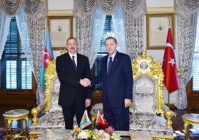 Ilham Aliyev has met with President of the Republic of Turkey Recep Tayyip Erdogan in Istanbul