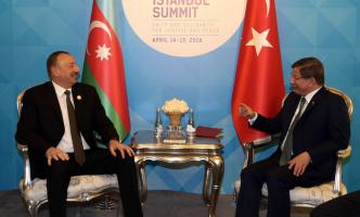 Ilham Aliyev met with Turkish PM Ahmet Davutoglu