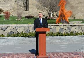 Speech by Ilham Aliyev at the nationwide festivities on the occasion of Novruz holiday