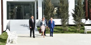 Ilham Aliyev reviewed conditions created at new park in Nasimi district