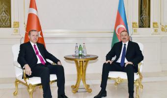 President Ilham Aliyev met with President of Turkey Recep Tayyip Erdogan