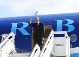 Ilham Aliyev completed his working visit to Germany