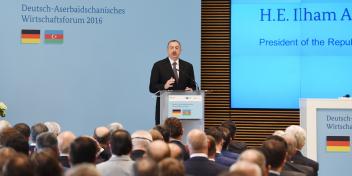 Working visit of Ilham Aliyev to Germany