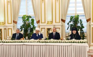 Ilham Aliyev attended Iftar ceremony on the occasion of holy month of Ramadan