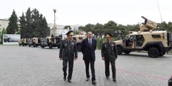 Ilham Aliyev attended the opening of a new administrative building of General Staff of Armed Forces