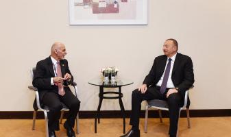 Ilham Aliyev met with Afghan President Mohammad Ashraf Ghani