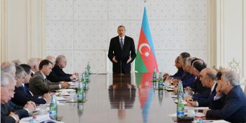 Opening speech by Ilham Aliyev at the meeting of Cabinet of Ministers on results of socio-economic development in first half of 2016 and future objectives