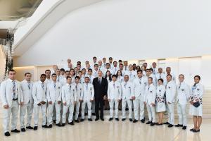 Speech by Ilham Aliyev at the ceremony to see off Azerbaijani athletes who will compete at 31st Summer Olympic Games in Rio de Janeiro