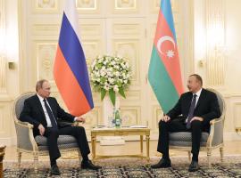 Состоялась встреча Ильхама Алиева и Президента России Владимира Путина
