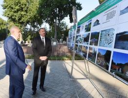 Ilham Aliyev arrived in Ismayilli district