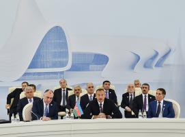 Opening speech by Ilham Aliyev at the trilateral meeting of Azerbaijani, Iranian and Russian presidents