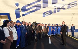 Speech by Ilham Aliyev at the opening of bicycle factory in Ismayilli