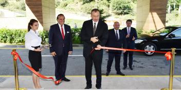 Visit of Ilham Aliyev to the regions of Ismayilli and Gabala