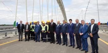 Ilham Aliyev opened section of Alat-Astara-Iran state border highway