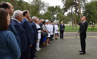 Speech by Ilham Aliyev at the opening of Bilasuvar Central District Hospital