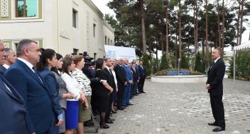 Speech by Ilham Aliyev at the opening of a new drinking water line in the city of Salyan