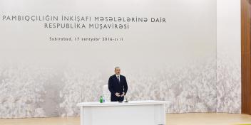 Ilham Aliyev chaired conference on development of cotton-growing in Azerbaijan