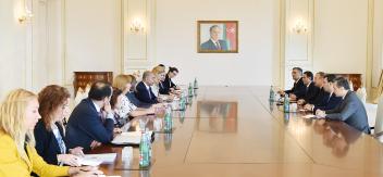 Speech by Ilham Aliyev at the reception of the delegation of EU-Azerbaijan Parliamentary Cooperation Committee