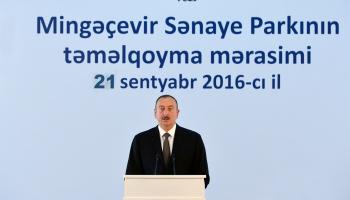 Visit of Ilham Aliyev to Mingachevir