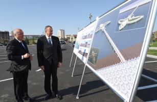 Ilham Aliyev opened Sumgayit Seaside Boulevard