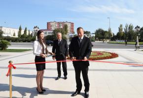 Ilham Aliyev inaugurated Children's Arts School in Sumgayit