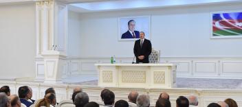 Opening speech by Ilham Aliyev at the opening  Heydar Aliyev Center in Sumgayit