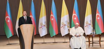 Speech by Ilham Aliyev in front of representatives of the general public at the Heydar Aliyev Center