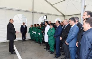 Speech by Ilham Aliyev at the opening of “Birinci Şıxlı” farm in Qazakh