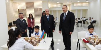 Visit of Ilham Aliyev to Sumgayit