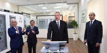 Visit of Ilham Aliyev to the regions of Qazakh  and Aghstafa