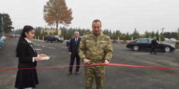 Ilham Aliyev viewed new bus station complex in Horadiz